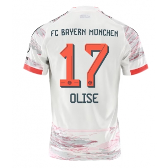 Billige Fotballdrakt Bayern Munich Michael Olise #17 Replika Bortedrakt 2025-26 Kortermet